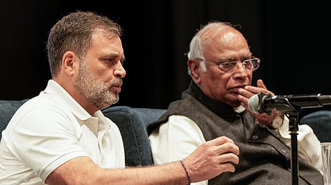 ராகுல் காந்தி - மல்லிகார்ஜுன கார்கே