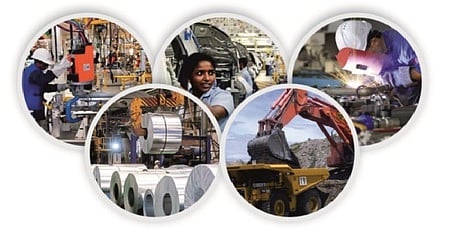 தொழிலக உற்பத்தியில் 2 ஆண்டுகள் காணாத உயா்வு