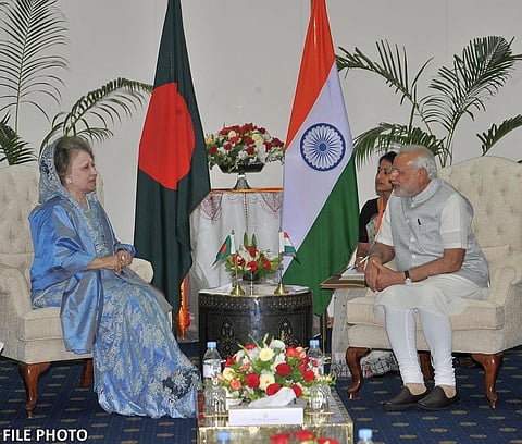 பிரதமர் மோடி - கலீதா ஜியா சந்திப்பின்போது.. (கோப்புப்படம்)