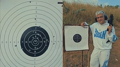 Ajith's shooting scene...