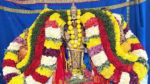 ரத்தினாங்கி  அலங்காரத்தில்  அருள்பாலித்த  உற்சவா் கோடையாண்டவா்.