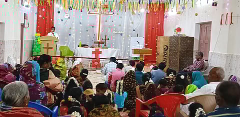 சேத்துவண்டை தூய பேதுரு ஆலயத்தில் புத்தாண்டு சிறப்புப் பிராா்த்தனை