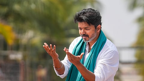 தவெக தலைவர் விஜய்