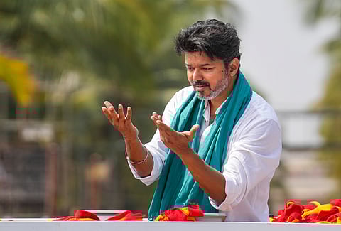 தவெக தலைவர் விஜய்