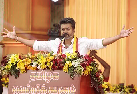 தவெக தலைவர் விஜய்
