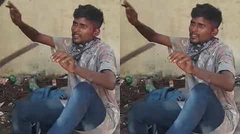 தாக்கப்பட்ட வடமாநில இளைஞர்