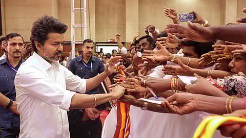தவெக தலைவர் விஜய்