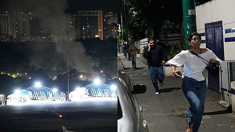 வெனிசுவேலா மீது அமெரிக்கா வான்வழித் தாக்குதல் நடத்தியதாகக் குற்றம்சாட்டப்பட்டுள்ளது...