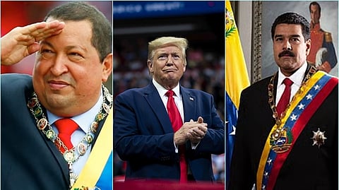 சாவேஸ் - டிரம்ப் - மடூரோ.