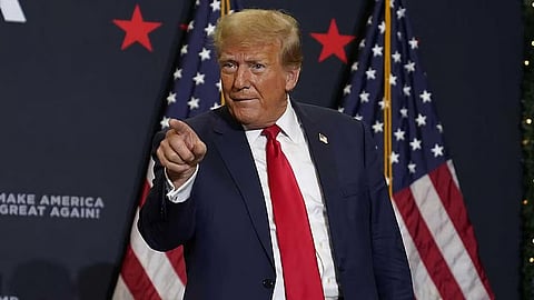 அமெரிக்க அதிபர் டொனால்ட் டிரம்ப்.