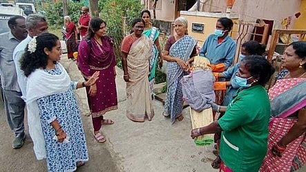 திருவந்திபுரம் ஊராட்சியில் நடைபெற்ற பெருந்திரள் தூய்மைப்பணி