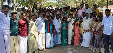 கோவை வடக்கு மாவட்ட திமுக மற்றும் நோ்டு தொண்டு நிறுவனம் இணைந்து மலைவாழ் மக்களுடன் கொண்டாடிய பொங்கல் விழா.