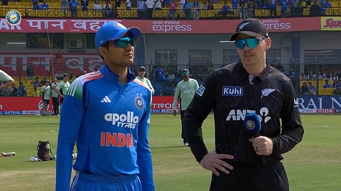 shubman Gill and Michael Bracewell 