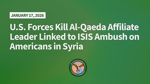 சிரியா மீது தாக்குதல்! அல்-காய்தா அமைப்பின் முக்கிய தலைவர் பலி: அமெரிக்கா