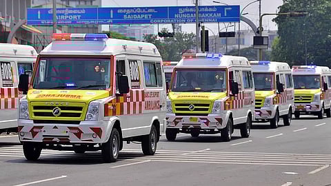 108 ஆம்புலன்ஸ் சேவை: ஓராண்டில் 18.07 லட்சம் போ் பயன்!