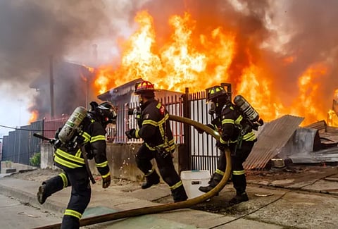 சிலியில் காட்டுத் தீ