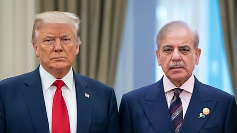 அமெரிக்க அதிபர் டிரம்ப் - பாகிஸ்தான் பிரதமர் ஷரீஃப்