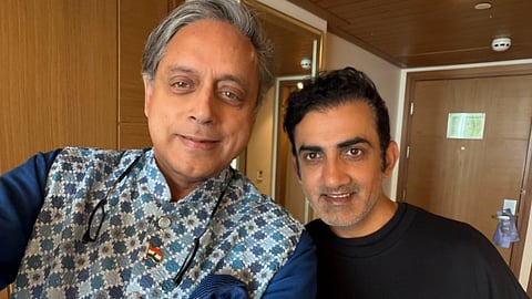 Shashi Tharoor, Gautam Gambhir.