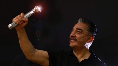 torch light symbol for Makkal needhi maiam party