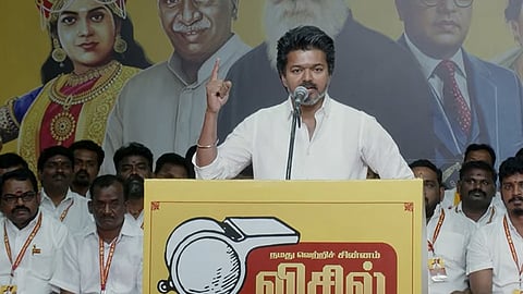 தவெக தலைவர் விஜய்.