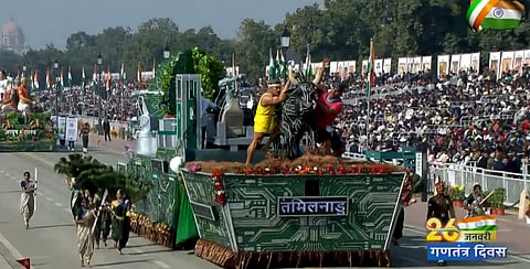 தமிழகத்தின் அலங்கார ஊர்தி 