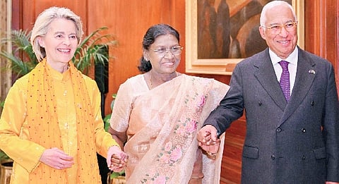 சமநிலை, ஸ்திரத்தன்மையின் சக்தியாக இந்தியா-ஐரோப்பிய யூனியன்: குடியரசுத் தலைவா் திரெளபதி முா்மு