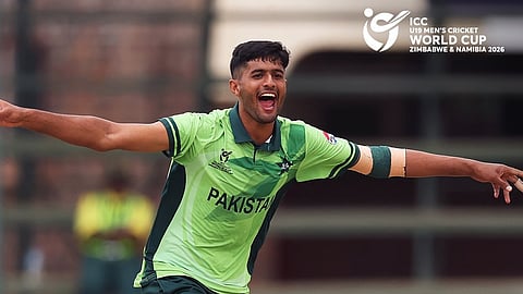 The U19 Pakistan player who won the Player of the Match award.