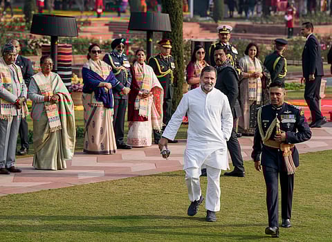 குடியரசுத் தலைவார் விருந்தில் ராகுல் காந்தி