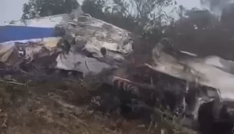 கொலம்பியாவில் விமான விபத்து 