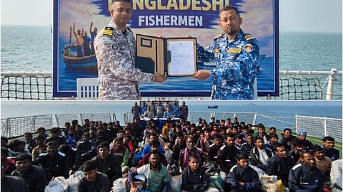 இந்தியா மற்றும் வங்கதேசம் இடையே சிறைப்பிடிக்கப்பட்ட மீனவர்கள் பரிமாற்றம்...