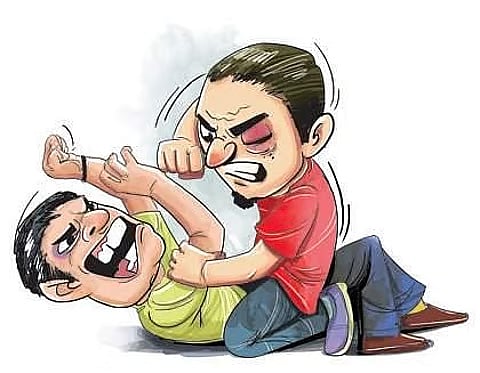 காங்கிரஸ் நிா்வாகியைத் 
தாக்கியவா் மீது வழக்கு