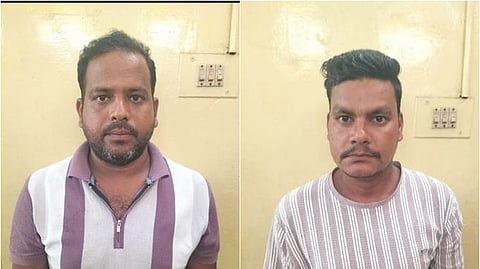 போலி நகைகளைக் கொடுத்து ரூ. 15 லட்சம் மோசடி! இருவா் கைது!