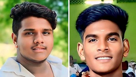 விபத்தில் உயிரிழந்த ராஜகோபால், மாதேஷ்.