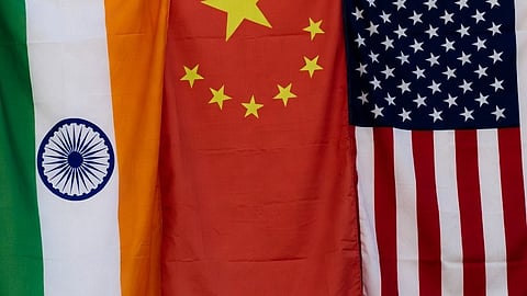 இந்தியா - சீனா - அமெரிக்கா