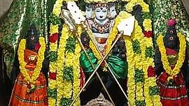 காக்கையாடி கோயிலில் சிறப்பு அலங்காரத்தில் சுப்ரமணிய சுவாமி.