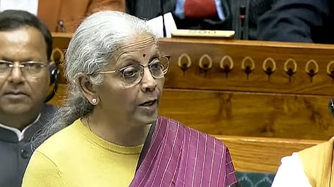 மத்திய நிதியமைச்சர் நிர்மலா சீதாராமன். 