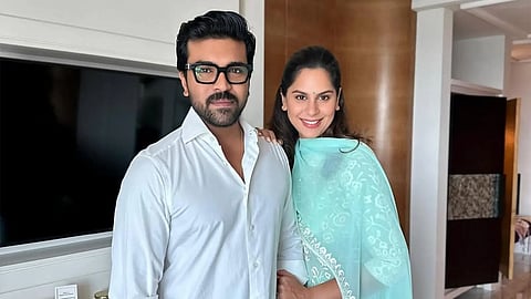 Ram Charan and upasana konidela 