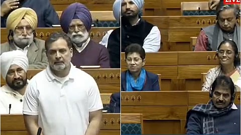 மக்களவையில் பேசிய ராகுல் காந்தி 