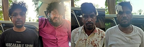 குண்டா் சட்டத்தில் கைது செய்யப்பட்டோா்.