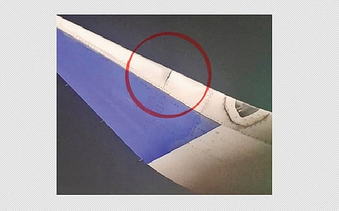 மும்பை விமான நிலையத்தில் இரு விமானங்களின் இறக்கைகள் உரசி விபத்து