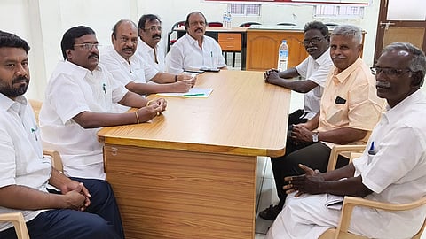 புதுச்சேரி தோ்தல் கூட்டணி: காங்கிரஸ் தவிா்த்து மற்ற கட்சிகளுடன் திமுக ஆலோசனை