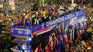 2024 உலகக் கோப்பை வெற்றி கொண்டாட்டத்தில்...