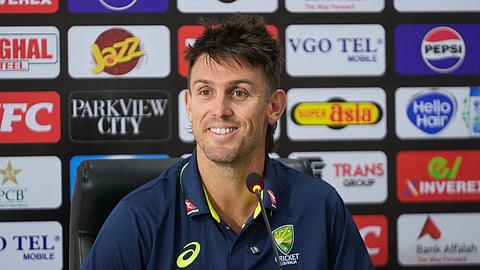Australian team captain Mitchell Marsh