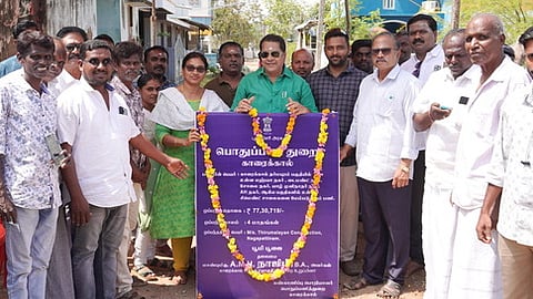 சாலைகள் மேம்பாட்டுப் பணி தொடக்கம்