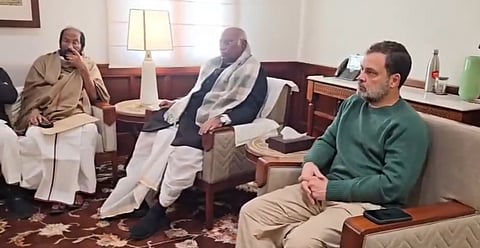 எம்பிக்களுடன் ராகுல் ஆலோசனை