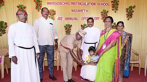 நாசரேத் பள்ளியில் விளையாட்டு விழா