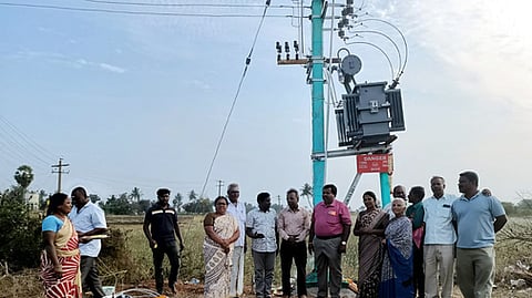 இரும்பேட்டில் ரூ.9 லட்சத்தில் புதிய மின்மாற்றி