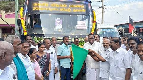 புதிய தடத்தில் மகளிருக்கான பேருந்து இயக்கம்