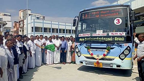 எடப்பாடியில் ரூ. 7.60 கோடியில் 
புதிய பேருந்து நிலையம் திறப்பு