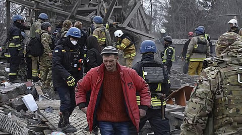 உக்ரைனில் ரஷியாவின் ட்ரோன் தாக்குதல்